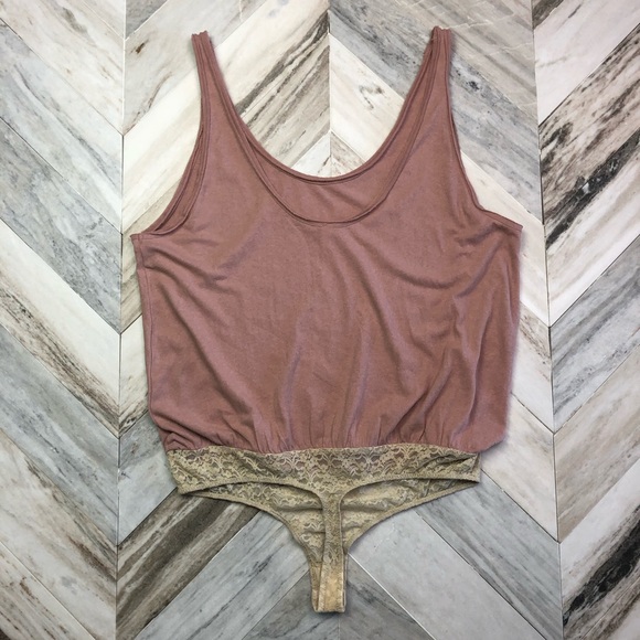 NWT Free People Sydney Bodysuit Lace Tank Medium - Picture 4 of 7